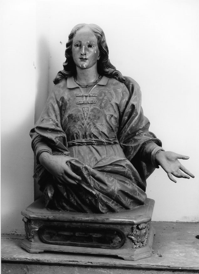 San Liberato (reliquiario - a busto) - bottega campana (terzo quarto sec. XVIII)