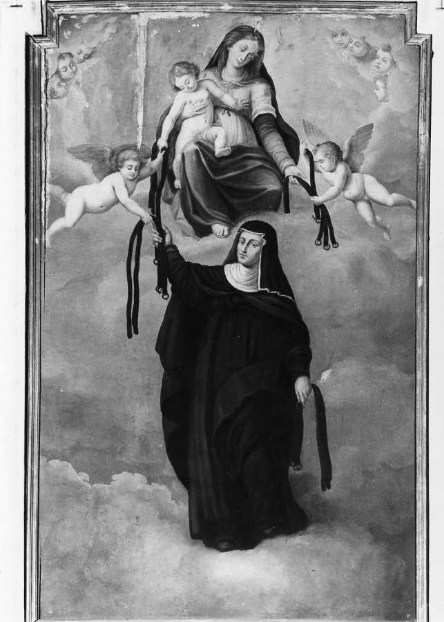 Madonna con Bambino e Santi (dipinto) - ambito napoletano (sec. XVII)