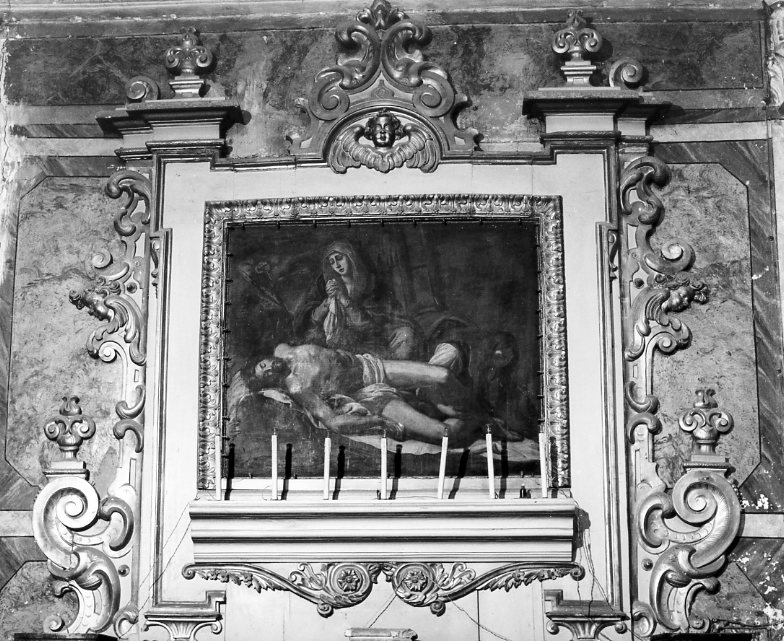 motivi decorativi vegetali (decorazione plastica) - bottega napoletana (prima metà sec. XVIII)