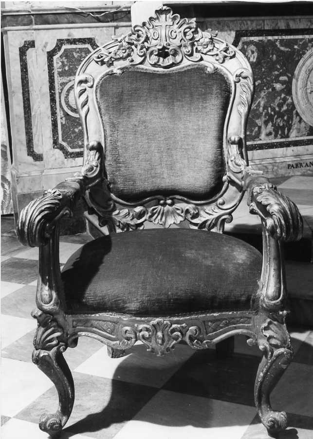 poltrona - bottega napoletana (seconda metà sec. XVIII)