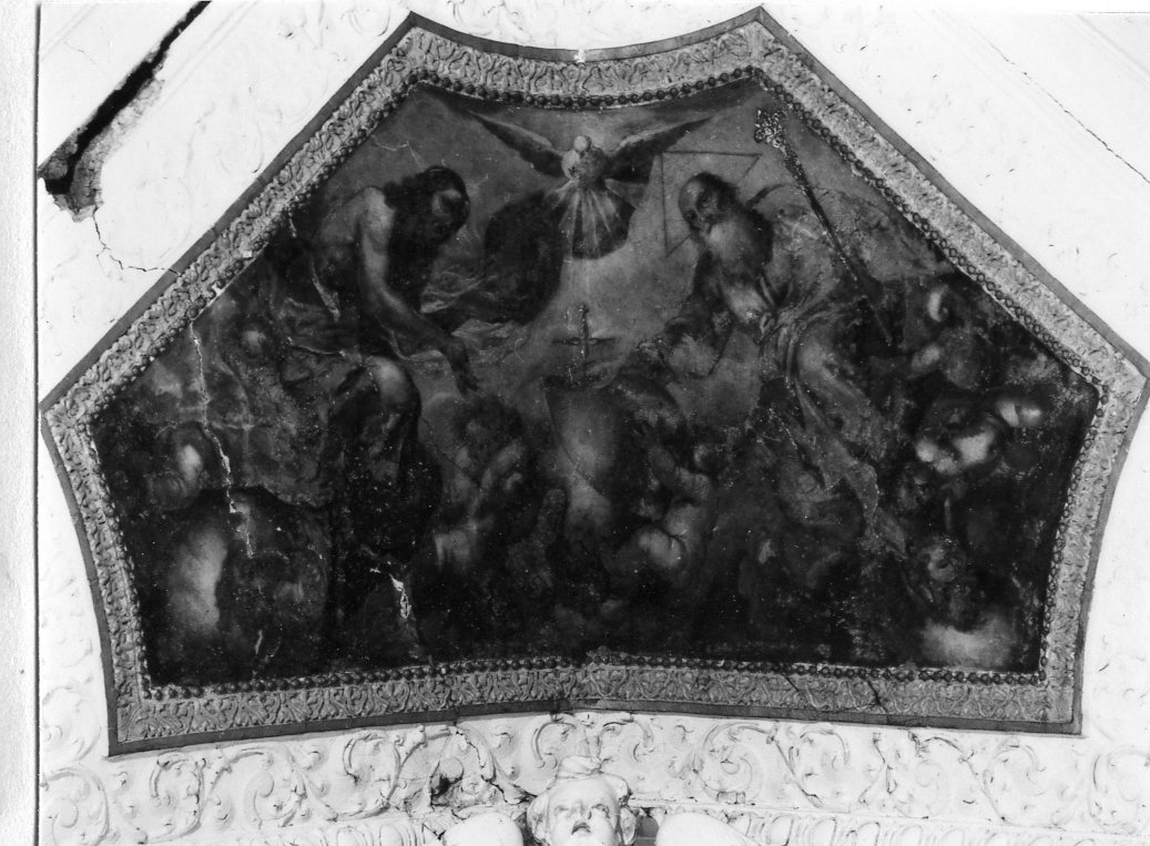 Trinità (dipinto, elemento d'insieme) - ambito napoletano (prima metà sec. XVII)