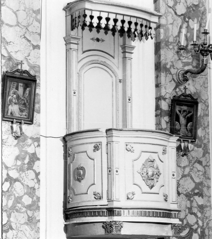 pulpito - bottega campana (fine/inizio secc. XIX/ XX)