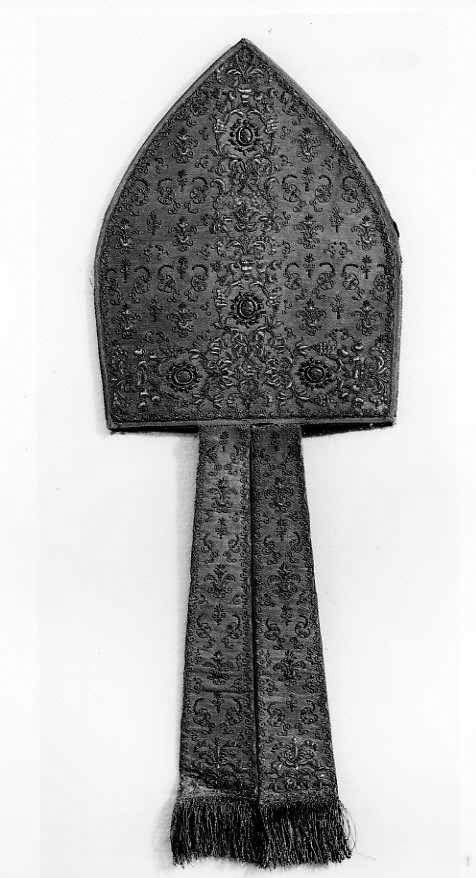 mitria - manifattura campana (sec. XVII)