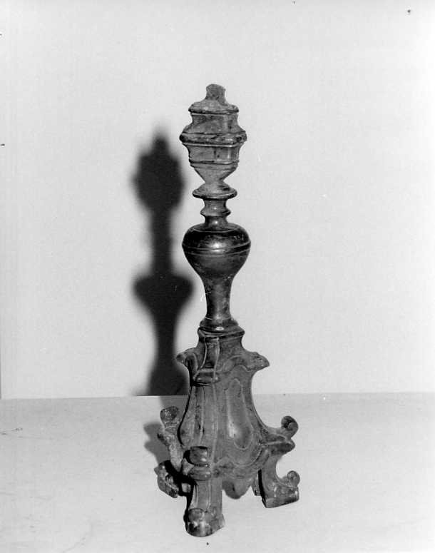 croce d'altare, frammento - bottega campana (sec. XVIII)