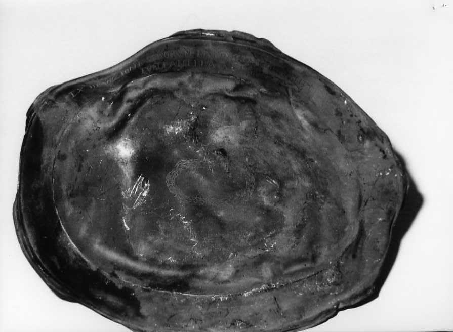 piattino da comunione - bottega campana (sec. XVIII)