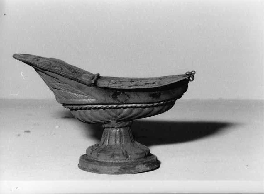 navicella portaincenso - bottega campana (sec. XIX)