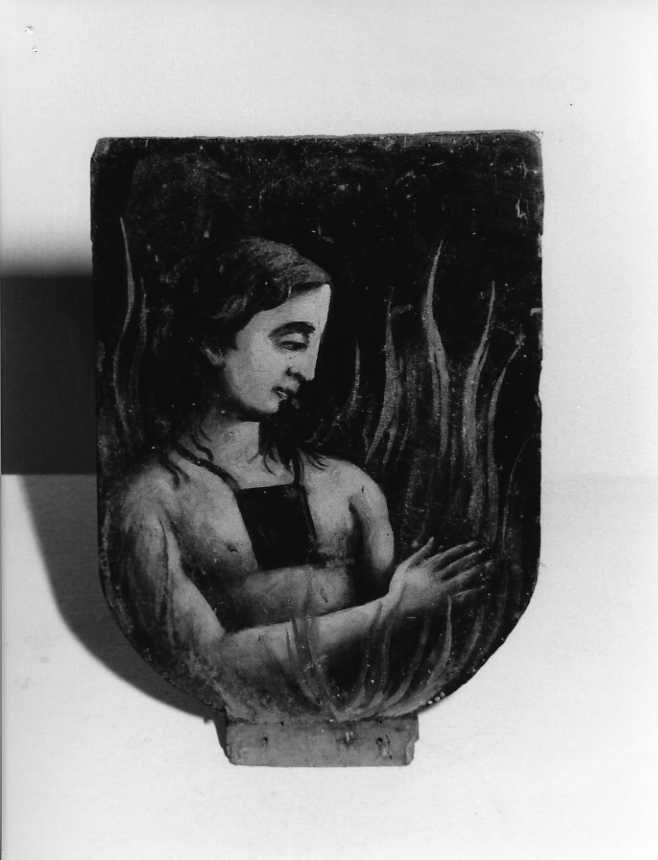 anima purgante (dipinto) - ambito campano (sec. XIX)