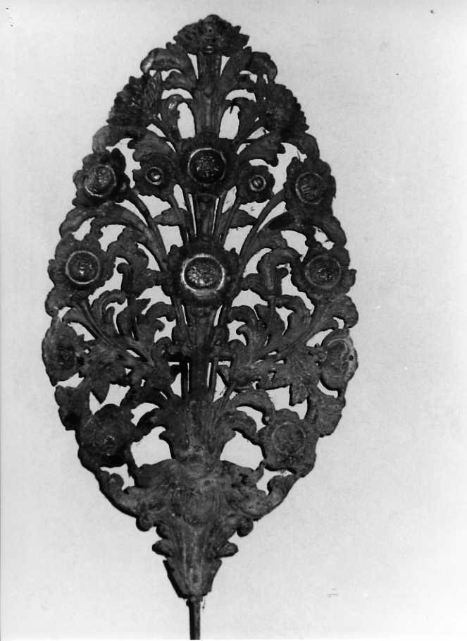 composizione floreale d'altare, serie - bottega campana (sec. XVIII)