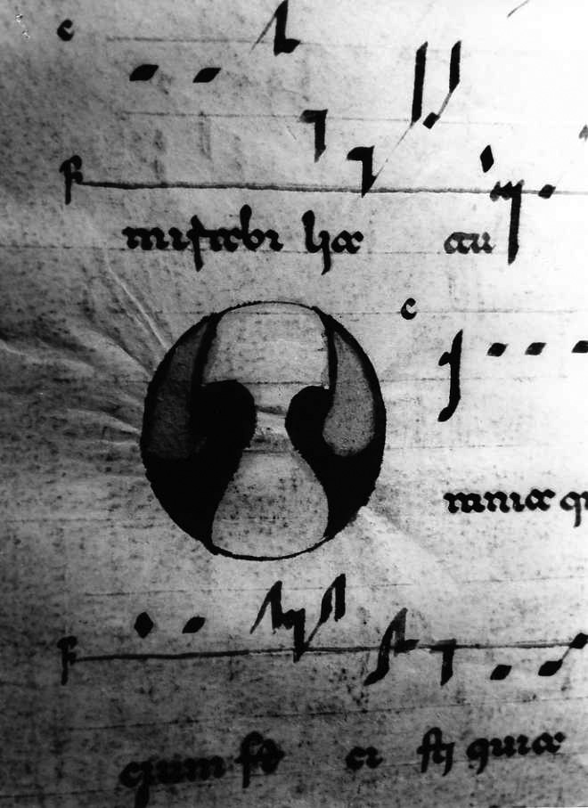 motivo decorativo (miniatura) - ambito cassinese (fine/inizio secc. XI/ XII)