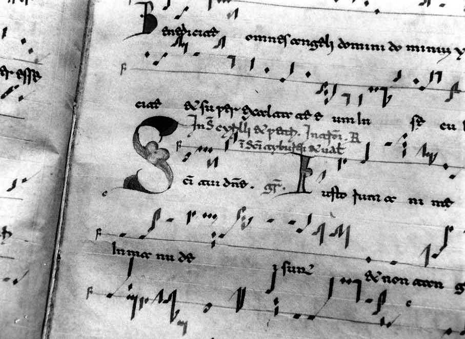 motivo decorativo (miniatura) - ambito cassinese (fine/inizio secc. XI/ XII)