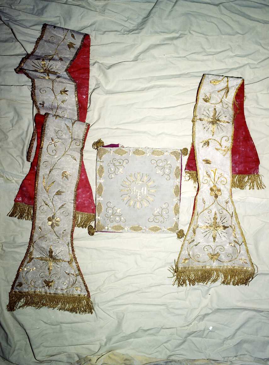 stola - manifattura campana (fine/inizio secc. XVIII/ XIX)