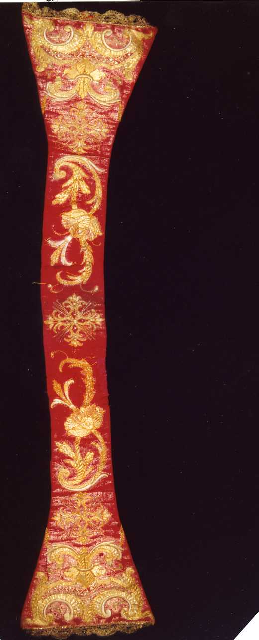 manipolo - manifattura campana (sec. XVIII)