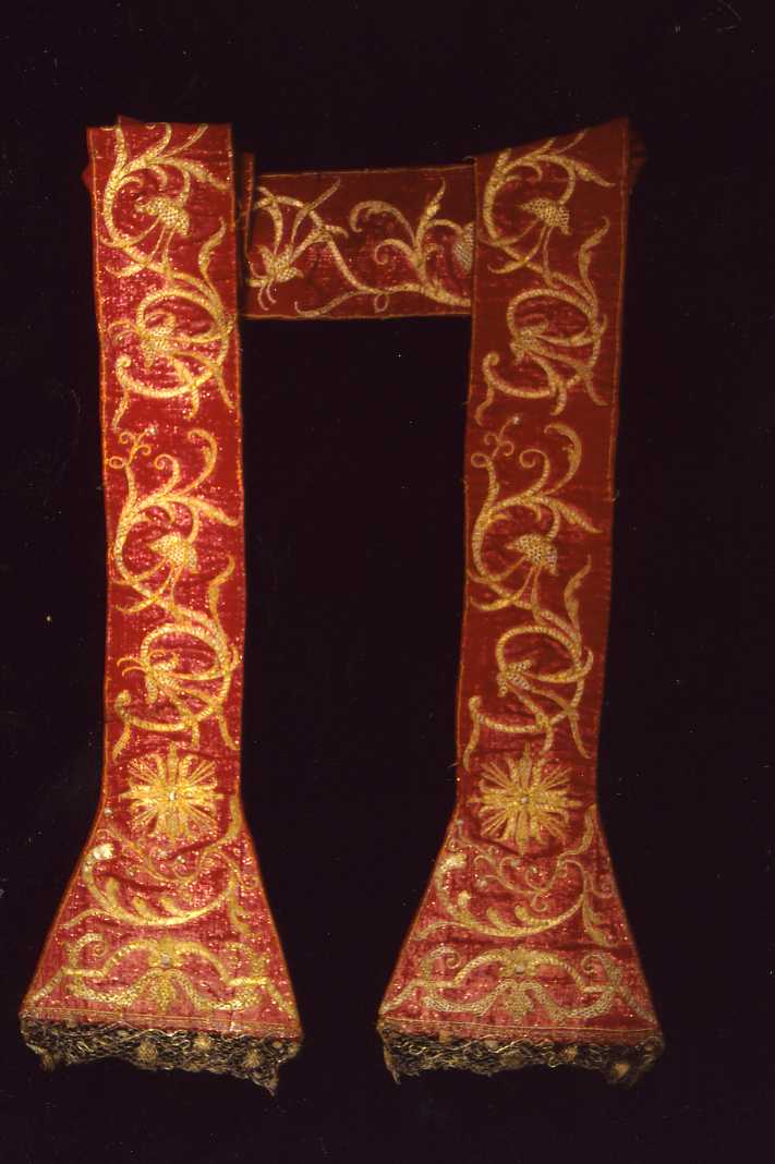 stola - manifattura campana (fine sec. XVIII)