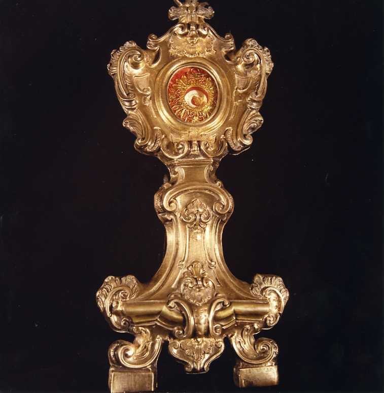 reliquiario - bottega napoletana (prima metà sec. XVIII)