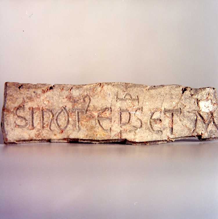 targa - bottega Italia meridionale (sec. VIII)