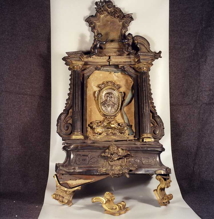 San Vincenzo dè Paoli (reliquiario architettonico - ad altarolo) - bottega napoletana (sec. XVIII)