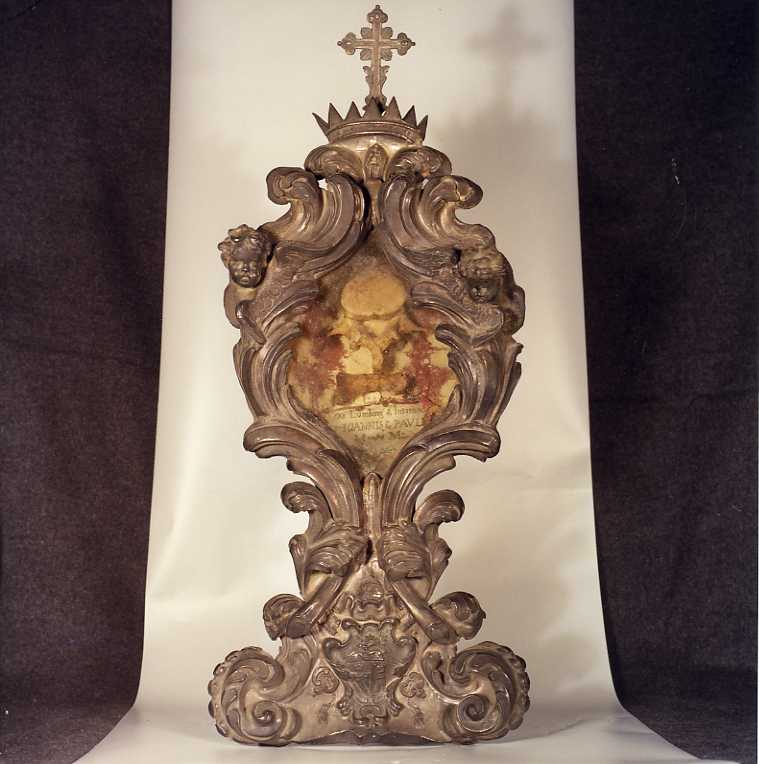 reliquiario - produzione romana (sec. XVIII)