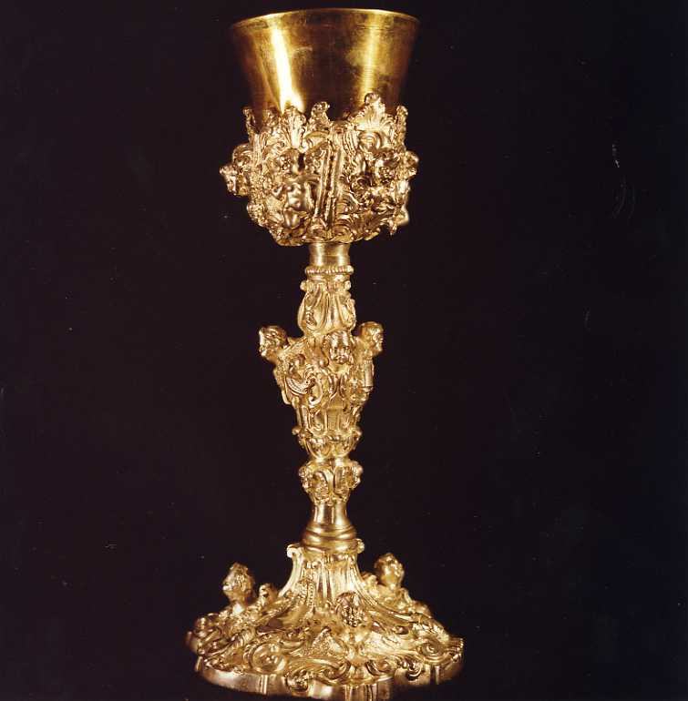 calice - bottega napoletana (primo quarto sec. XVIII)