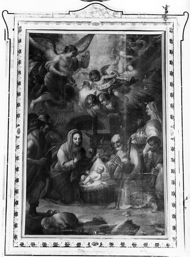 adorazione dei Re Magi (dipinto) - ambito campano (sec. XVIII)