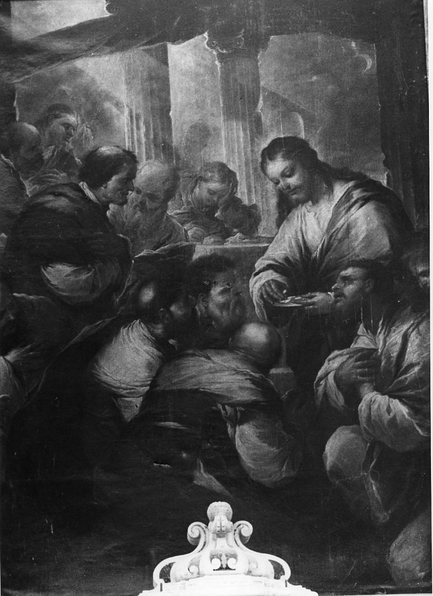 comunione degli apostoli (dipinto) di Giordano Luca (attribuito) (sec. XVII)