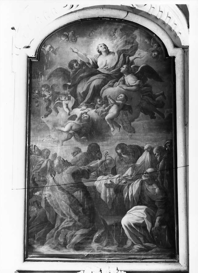 Madonna Assunta (dipinto) di Sarnelli Antonio (sec. XVIII)