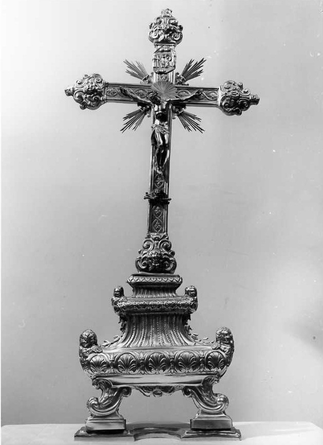 croce d'altare - bottega napoletana (sec. XIX)