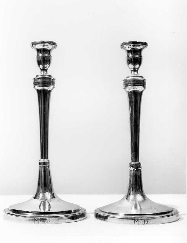 candeliere, serie - bottega napoletana (sec. XIX)