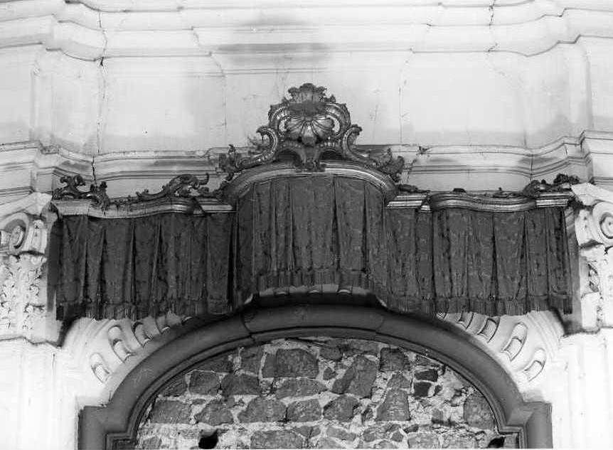 baldacchino d'altare - bottega campana (sec. XVIII)