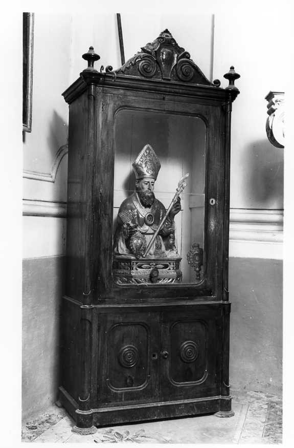 custodia - di reliquiario - bottega campana (sec. XVIII)