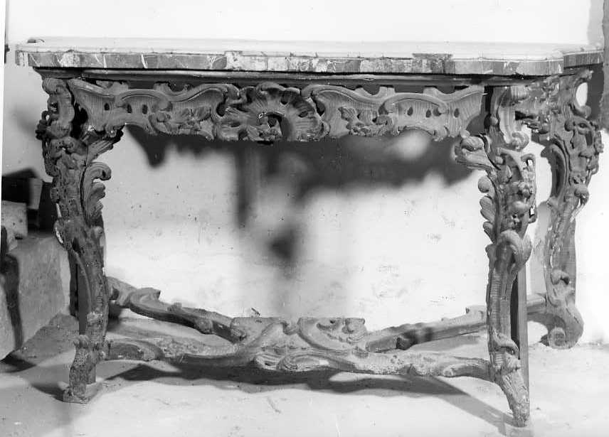 tavolo da muro - bottega campana (sec. XVIII)