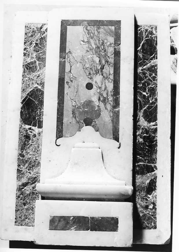 pannello, elemento d'insieme - bottega campana (sec. XVIII)