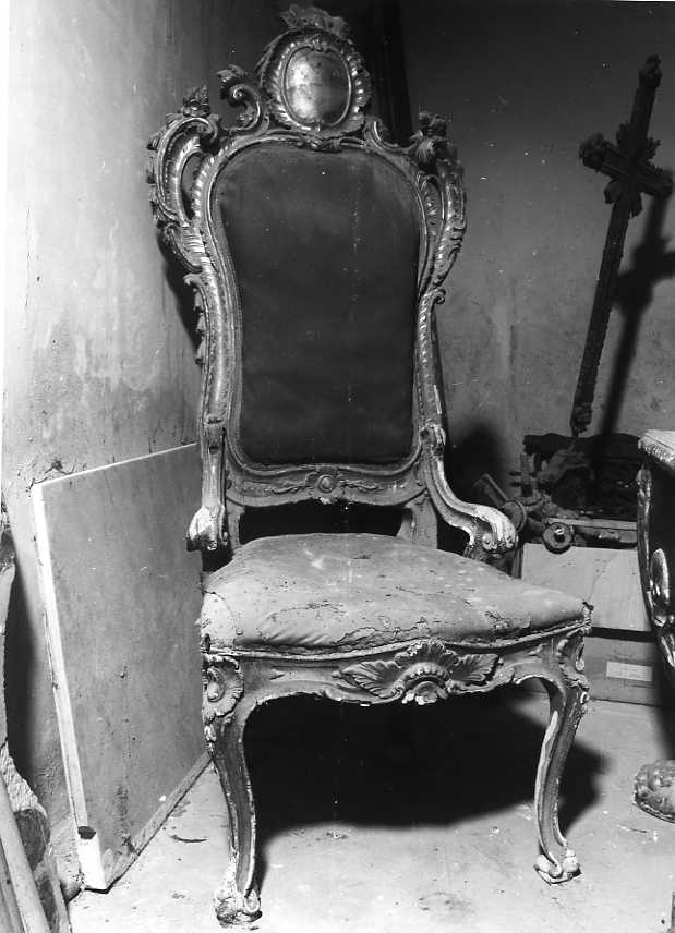 poltrona - bottega campana (sec. XIX)