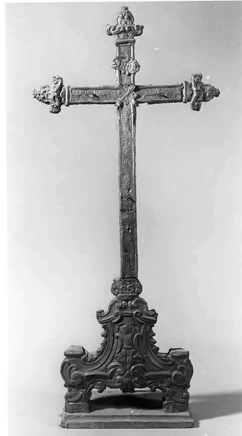croce d'altare - bottega campana (sec. XIX)
