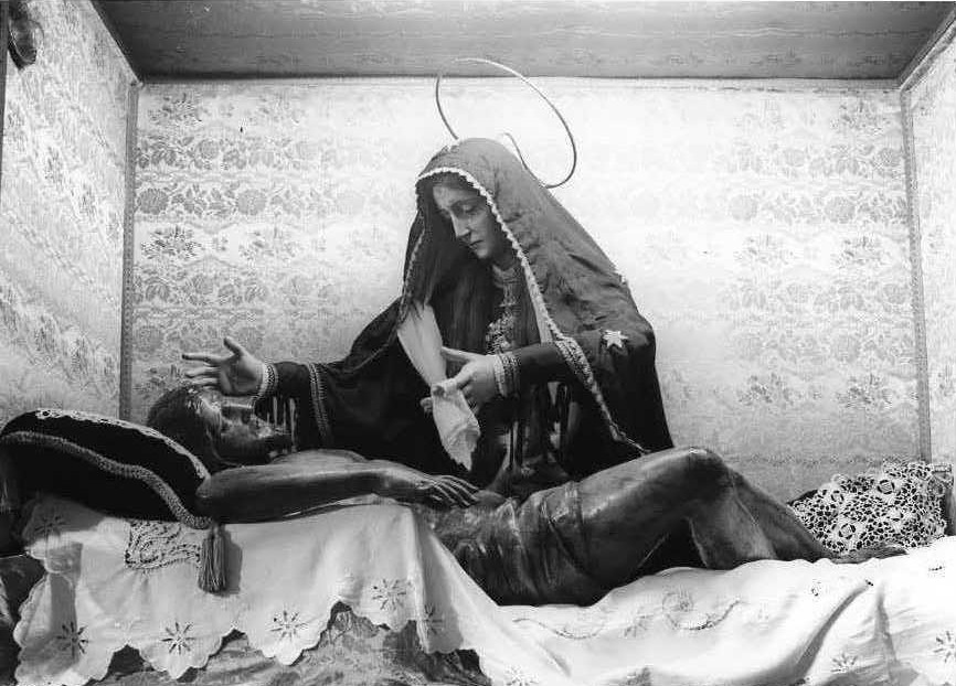 Pietà (gruppo scultoreo) - bottega Italia meridionale (sec. XVIII)