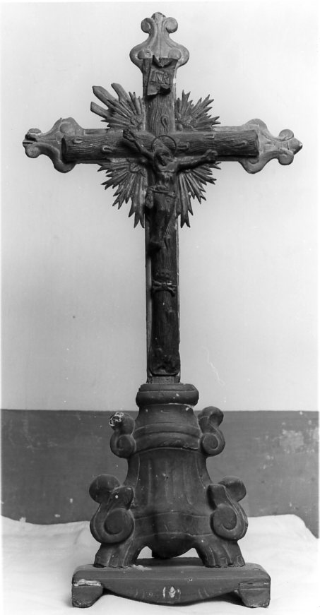 Cristo crocifisso (croce) - bottega campana (sec. XIX)