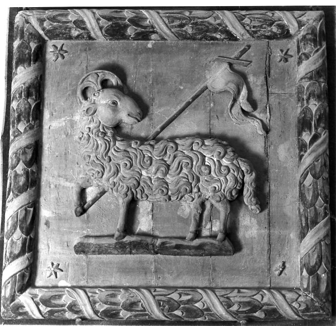 Agnus Dei (rilievo) - bottega campana (sec. XIX)