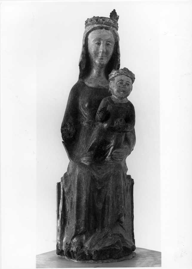 Madonna con Bambino (scultura) - bottega campana (sec. XIV)