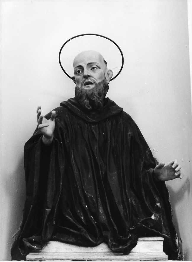 San Benedetto (busto) - bottega campana (prima metà sec. XVIII)