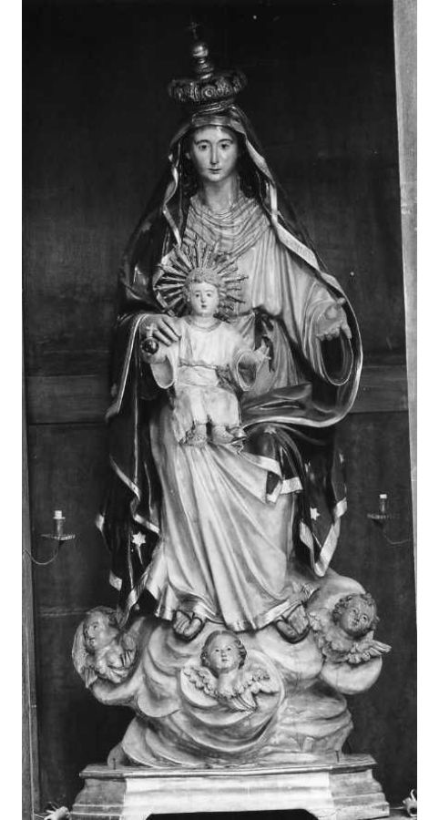 Madonna con Bambino (statua) - bottega campana (sec. XIX)