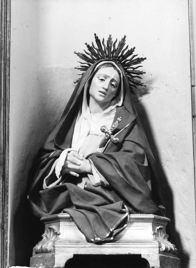 Madonna Addolorata (busto) - bottega campana (prima metà sec. XIX)