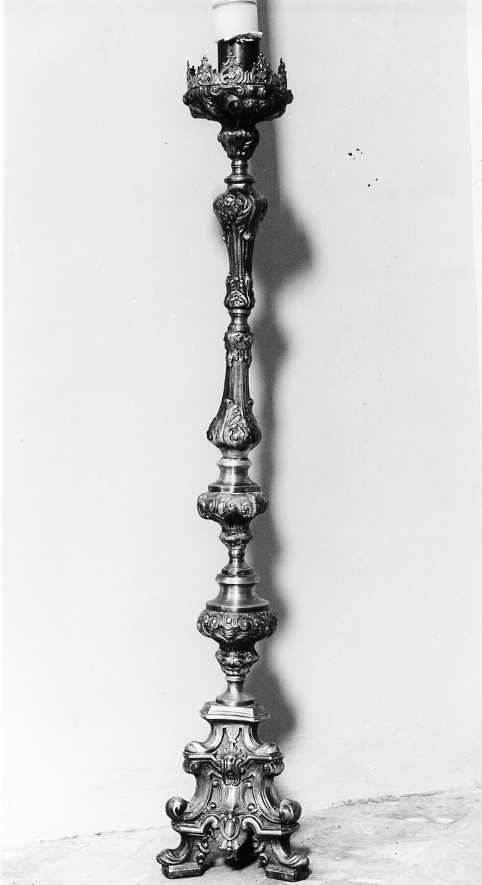 base per il cero pasquale - bottega campana (seconda metà sec. XIX)