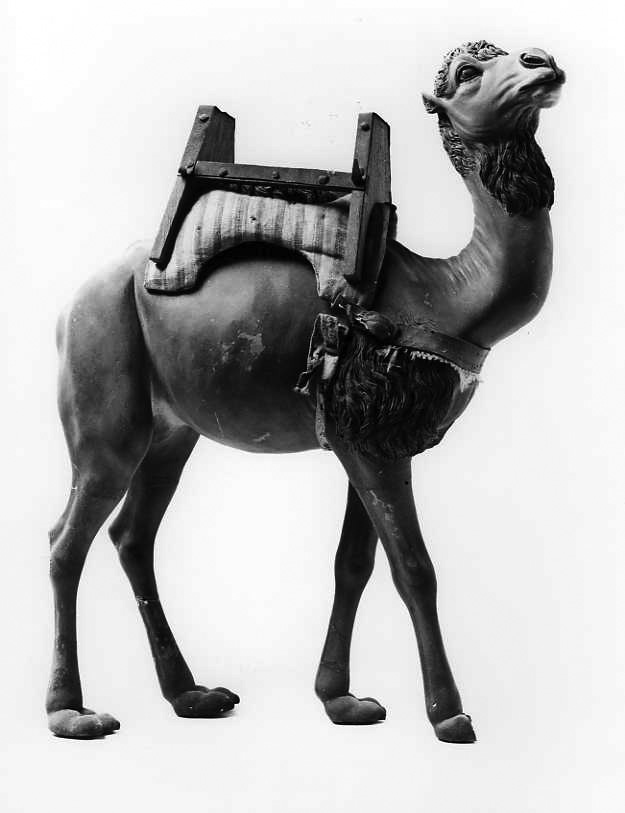 statuetta di presepio - bottega campana (sec. XVIII)