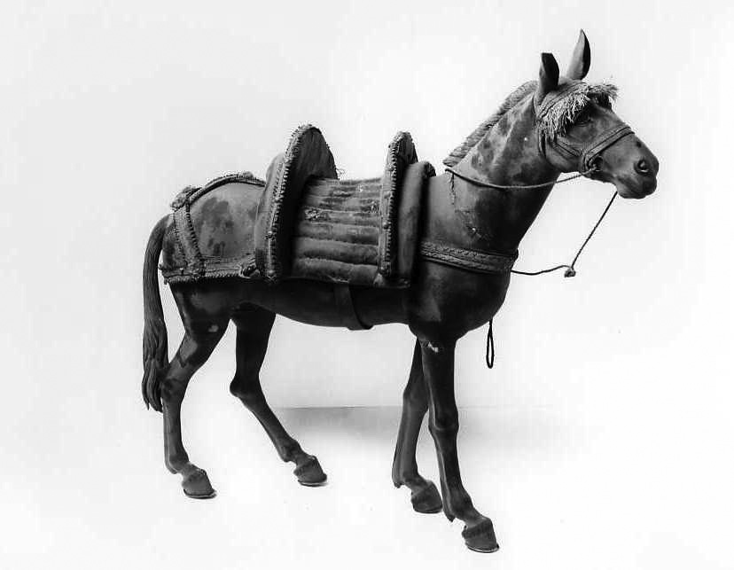 statuetta di presepio - bottega campana (sec. XVIII)