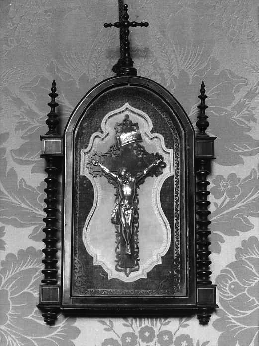 Cristo crocifisso (reliquiario) - bottega napoletana (metà sec. XIX)