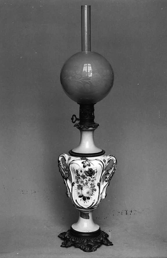 lampada ad olio - bottega campana (prima metà sec. XIX)