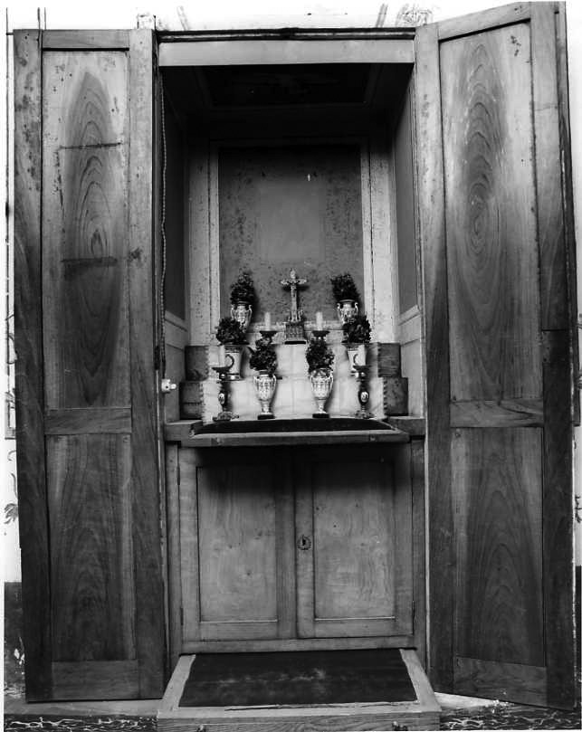 stipo - a muro - bottega campana (seconda metà sec. XVIII)