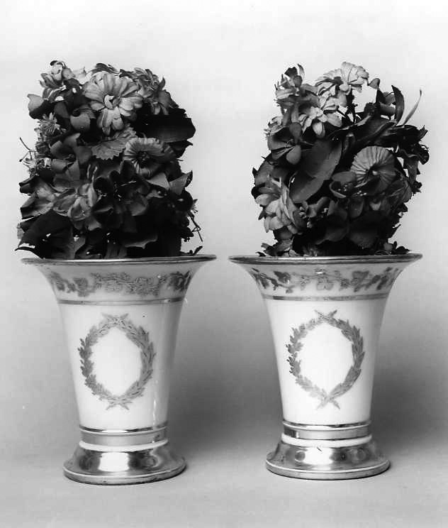 vasetto, coppia - bottega campana (seconda metà sec. XVIII)