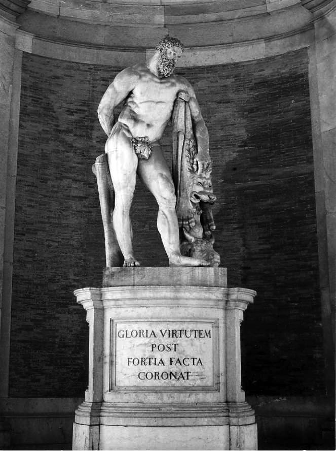 Ercole (statua) di Violani Andrea (sec. XVIII)