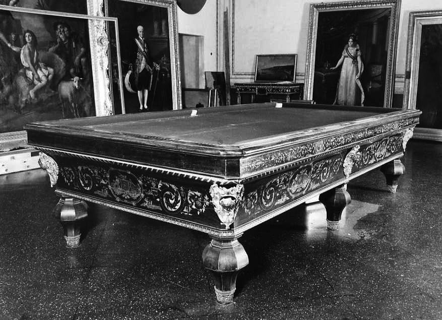 tavolo da biliardo di Gargiulo Antonio (sec. XIX)