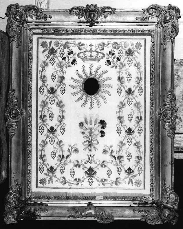 decorazione a ricamo - manifattura campana (seconda metà sec. XVIII)